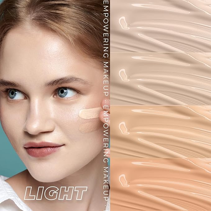 LAMEL OhMy Clear Face Full Coverage Foundation - Acne Coverage - Salicylic Acid & Tea Tree Extract - Dewy & Flawless Finish - Sensitive Skin Care - Organic & Oil-Free - 402, 1.35 fl.oz