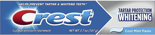 Crest Tartar Protection Toothpaste, Whitening Cool Mint, 5.7 oz, 8.550 Lb