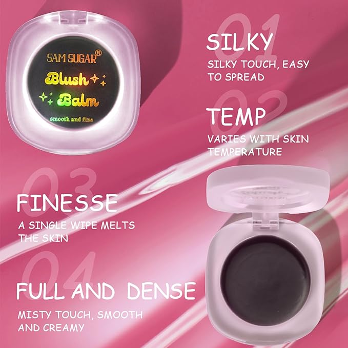 Cream Blush,Color Color Changing Tint,Magic Blush for Cheek & Lip Waterproof Multi-Use Lips and Cheek Tint,Moisturizing Lightweight, Makeup Blush (Pink, 1.62 oz)