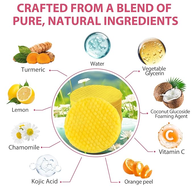 Kojic acid and turmeric cleansing