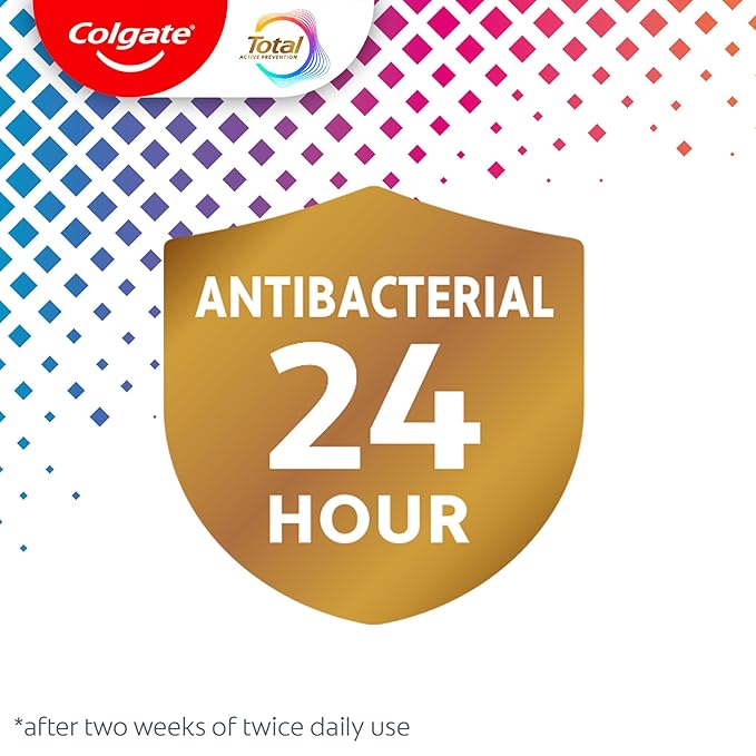 Colgate Total Plaque Pro Release Whitening Toothpaste, 2 Pack, 3.0 Oz Tubes