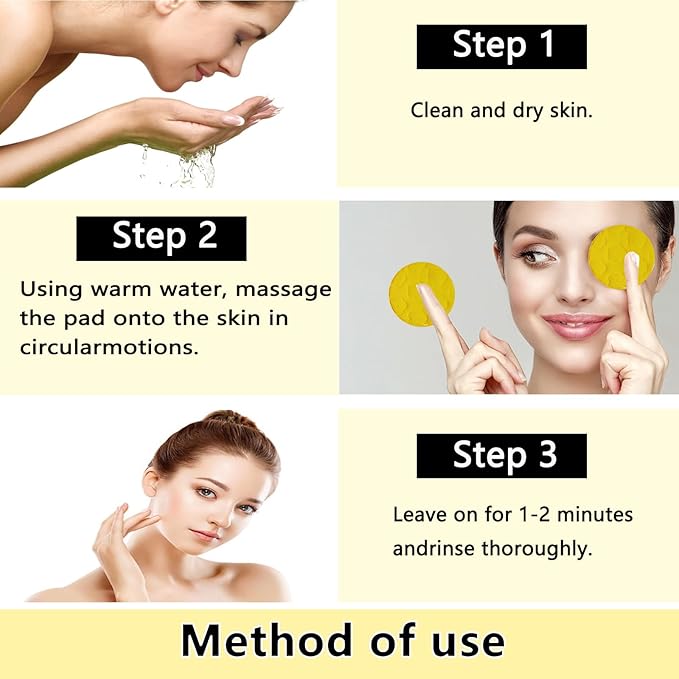 Turmeric kojic acid cleansing pads,