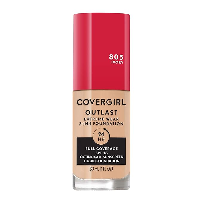 Covergirl Outlast Extreme Wear 3-in-1 Full Coverage Liquid Fl. Oz.
