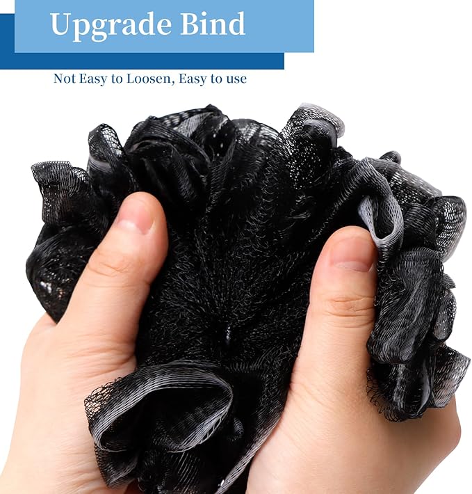 Bath loofah sponge back scrubber