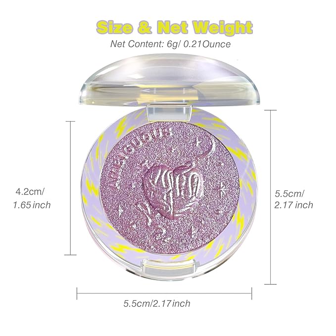 Glitter Sparkly Face Highlighter Makeup Palette Shimmer Radiant 6g