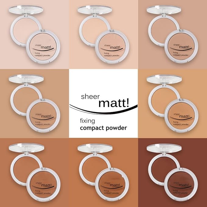 MAEPEOR Pressed Powder 8 Colors Oil Control Matte (08 Espresso)