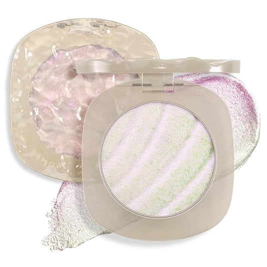 Boobeen Highlighter Makeup Palette, Long Lasting Glow Shimmer Radiant Glow