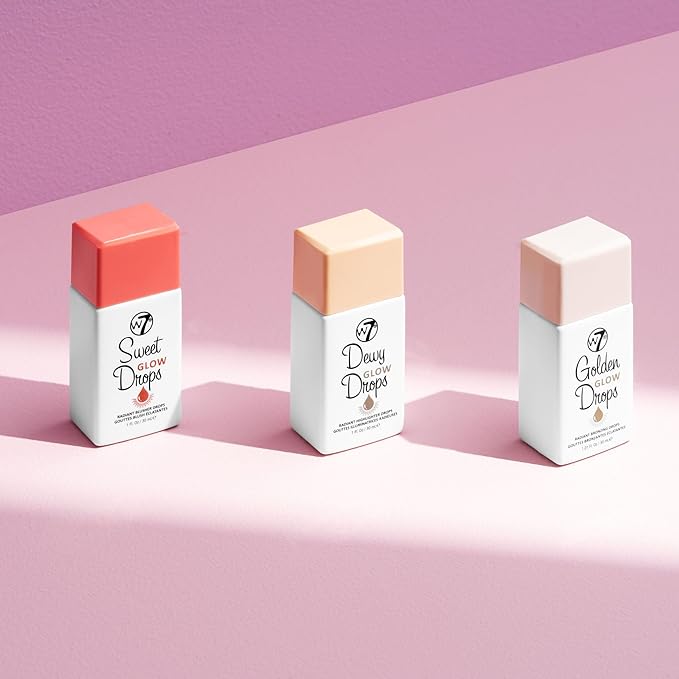 W7 Sweet Glow Drops - Liquid Blusher Drops Radiant Finish