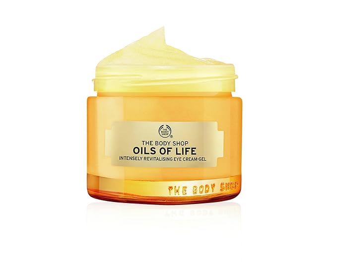 The Body Shop Oils of Life Intensely Revitalising Eye Cream Gel, 0.69 oz.