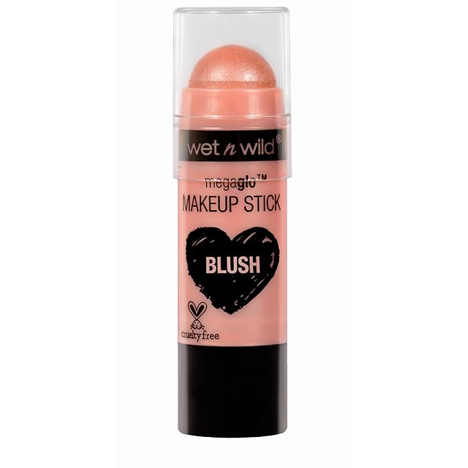 wet n wild MegaGlo Makeup Stick, Buildable Color, Peach Bums