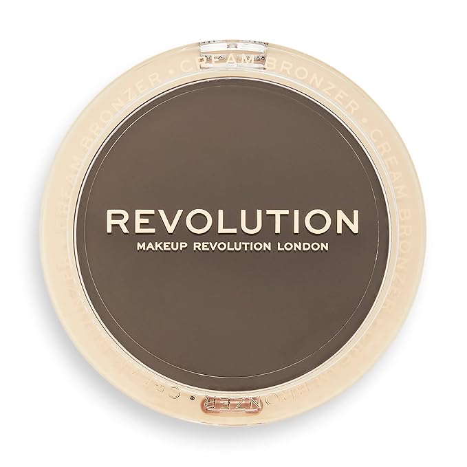Revolution Beauty, Ultra Cream Face Bronzer, Buildable & Blendable Cream Contour, Vegan & Cruelty Free, Deep, 0.24 Oz.