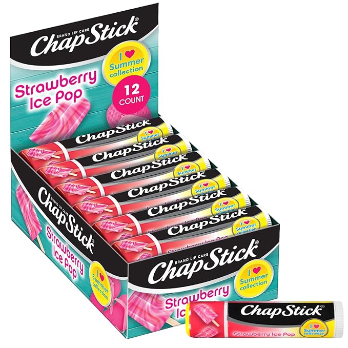 ChapStick Lip Moisturizer, Strawberry Ice Pop, Oz