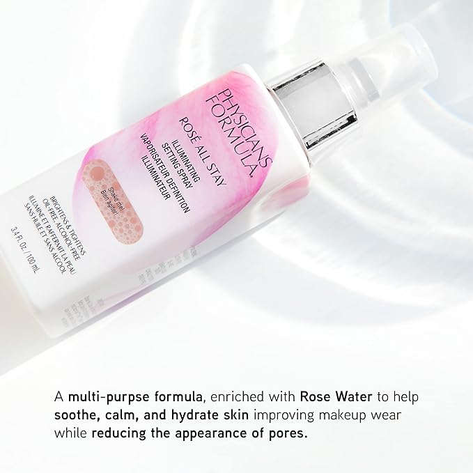 Physicians Formula Rosé All Stay Illuminating Setting Spray Clinicially Tested
