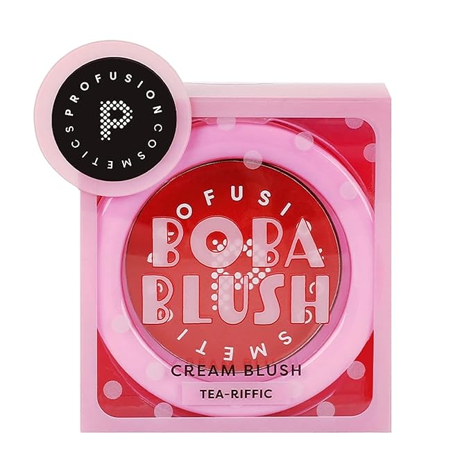 Profusion Cosmetics Cream Blush- Lightweight, Cream Blushes Blend Seamlessly to a Natural Radiant Finish (Tea Eiffic)