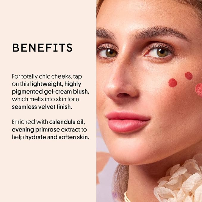 Winky Lux Cheeky Rose Liquid Blush, Gel-Cream Blush with Buildable Color, Lightweight Velvet Finish for Long Lasting Color, Neutral Rose, Queen