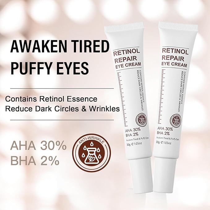 Retinol eye cream with retinol