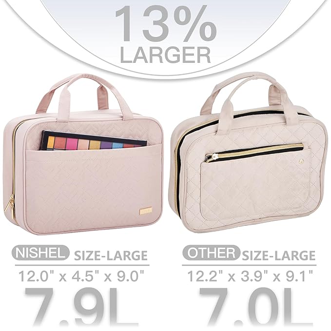 Nishel travel toiletry bag for