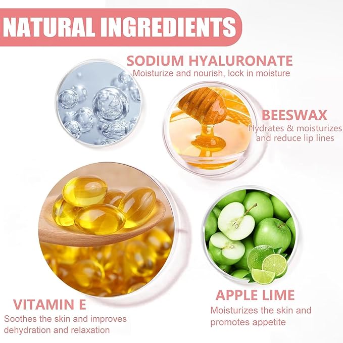 3 Pcs Bee Lip Balm Honey Lime)