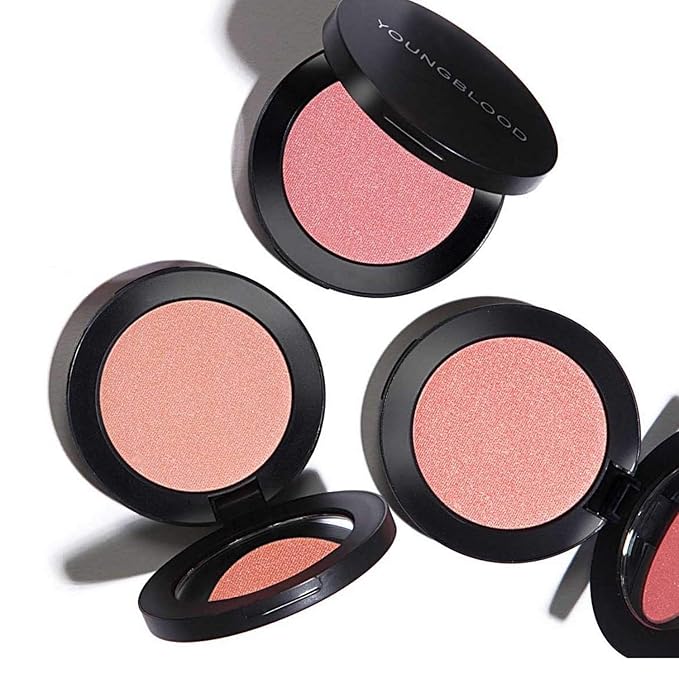 Pressed Mineral Blush - Bashful by Youngblood for 0. Blush 10 oz