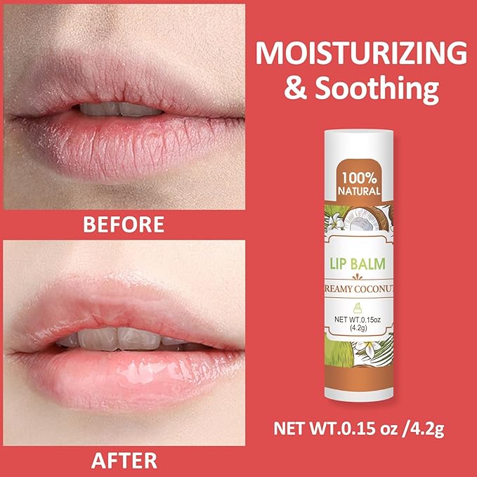 16 Pack Lip Balm, 100% Natural