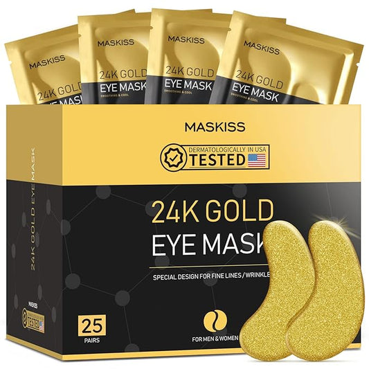 24k gold under eye patches