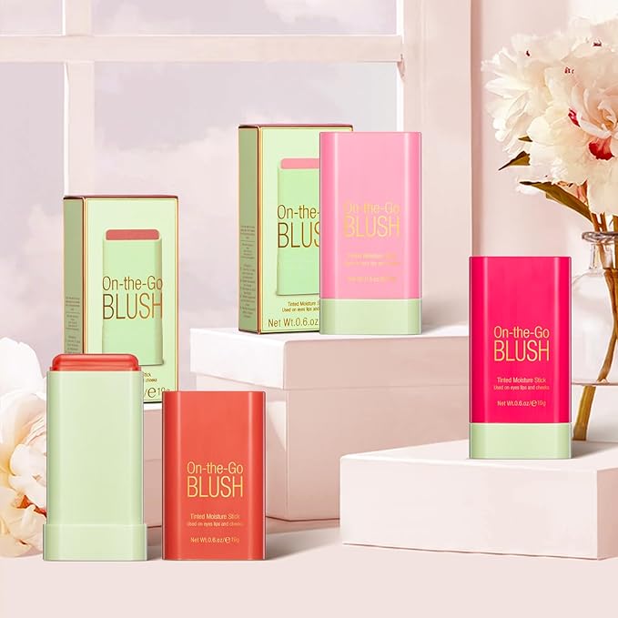 Blush Stick for Cheeks - Cream Makeup Blush