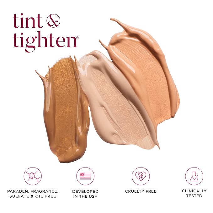 Tint and Tighten Color Smoothing Eye Cream for Wrinkles – Anti Aging Cream Visibly Reduces Under Eye Wrinkles – Eye Cream for Dark Circles and Puffiness – Instant Eye Bag Remover