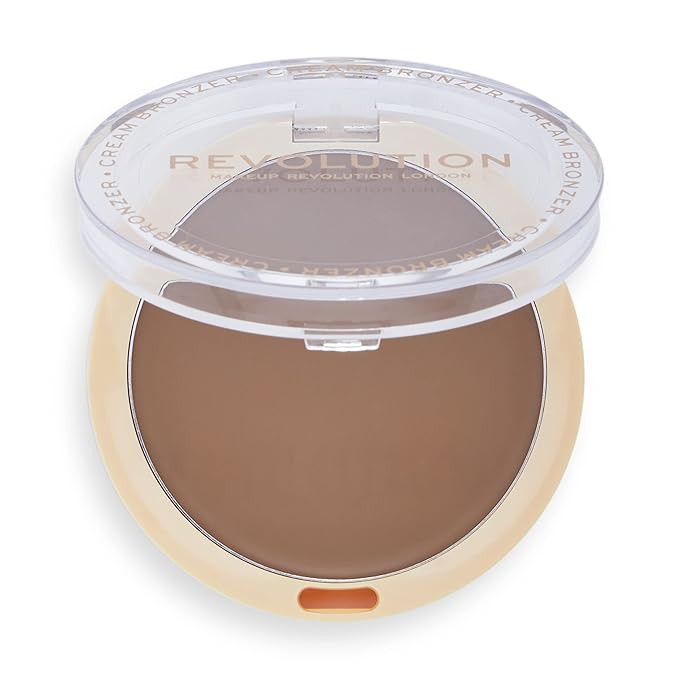 Revolution Beauty, Ultra Cream Face Bronzer, Buildable & Blendable Cream Contour, Vegan & Cruelty Free, Light, 0.24 Oz.
