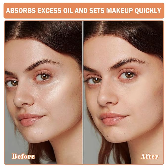 2PCS Setting Powder Loose Face Powder Matte Soft