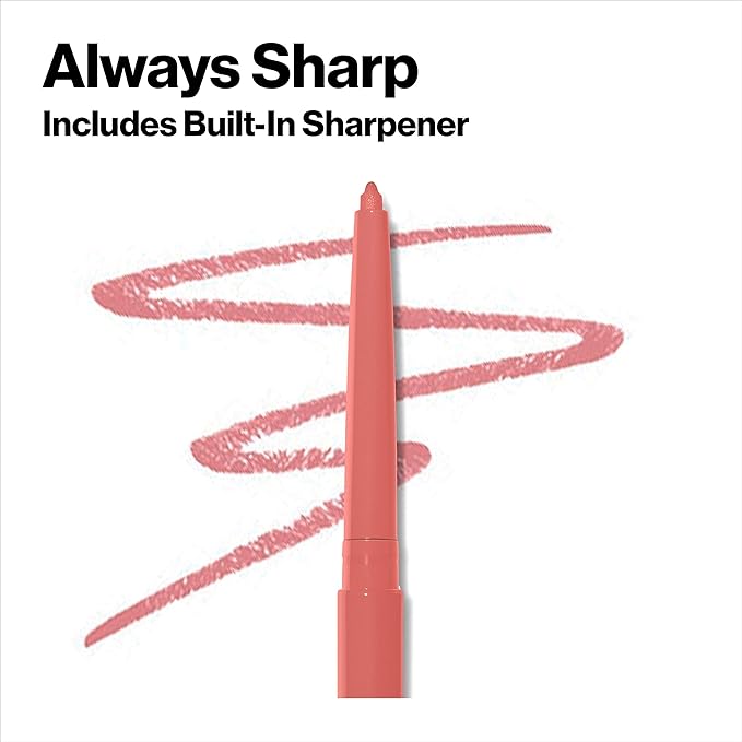 Revlon Lip Liner, Colorstay Face Makeup with Built-in-Sharpener, Lip