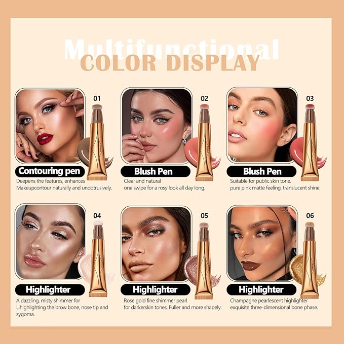 DAGEDA Contour Beauty Women Wand, Liquid Face Concealer 0. (01) 53oz