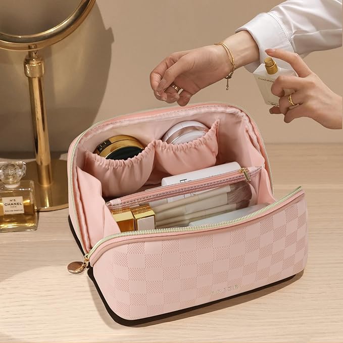 Prite travel cosmetic bag makeup