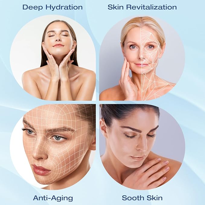 Hydrogen Face Mist Hydrating Spray,with Hydrogen Water Tablets, H2 Water Facial Spray for Deep Hydration,Anti-Aging Antioxidant Rejuvenation,Portable Design