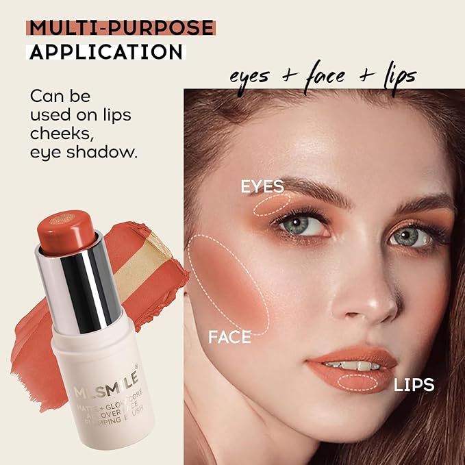 Cream Blush, Jelly Blush, Beauty Blush Makeup Sticks, Stick #06