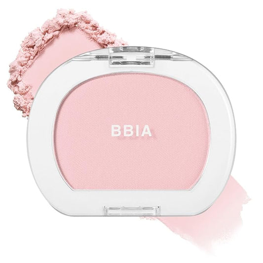 BBIA Last Blush NEW 15 Colors - Cheek Blush Shaping Shading Contour & Highlight Long-Lasting Matte Finish Natural Shades Buildable & Blendable Daily Korean Face Makeup (09 CHERISH, Pack of 1)