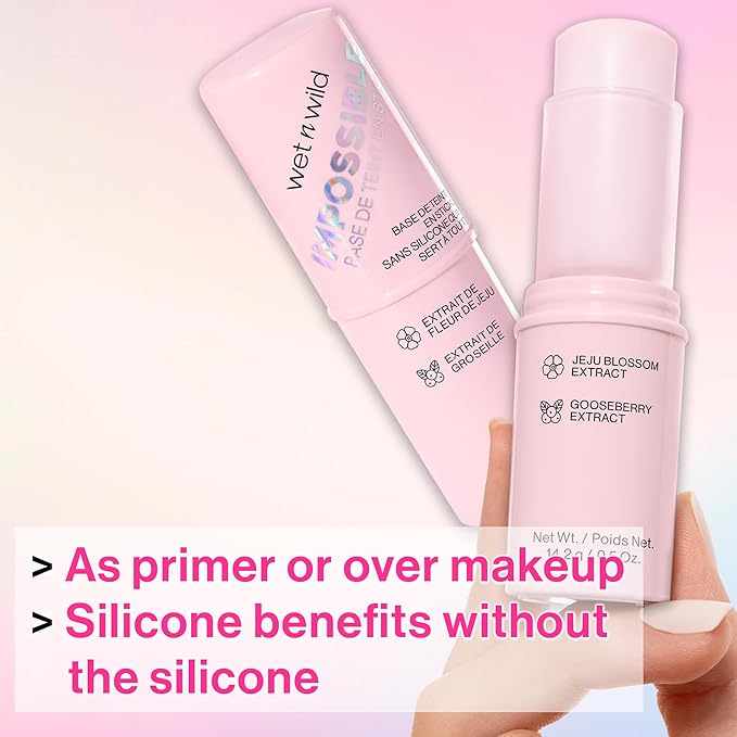 wet n wild Impossible Primer Stick, Enriched with & Cruelty-Free