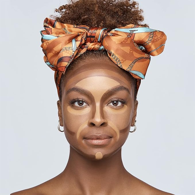 Ruby Kisses HD Brush Concealer & Foundation, Full Coverage, Color Correcting, Highlight, Contour 3 Pack (Orange Corrector)