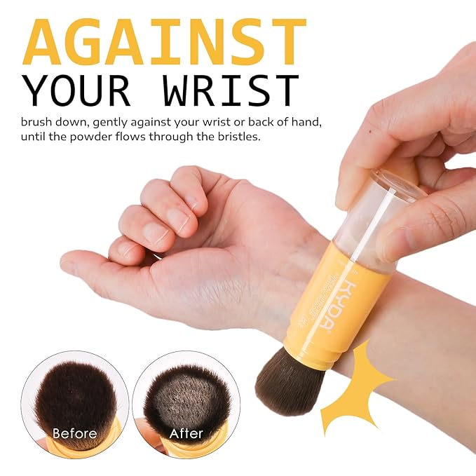 KYDA Mineral Sunscreen Setting Powder, SPF 35, Medium, Ownest Beauty