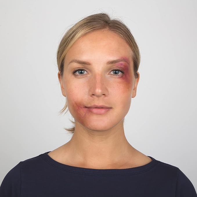 6-Color Bruise Wheel, Professional SFX Cream Makeup Palette