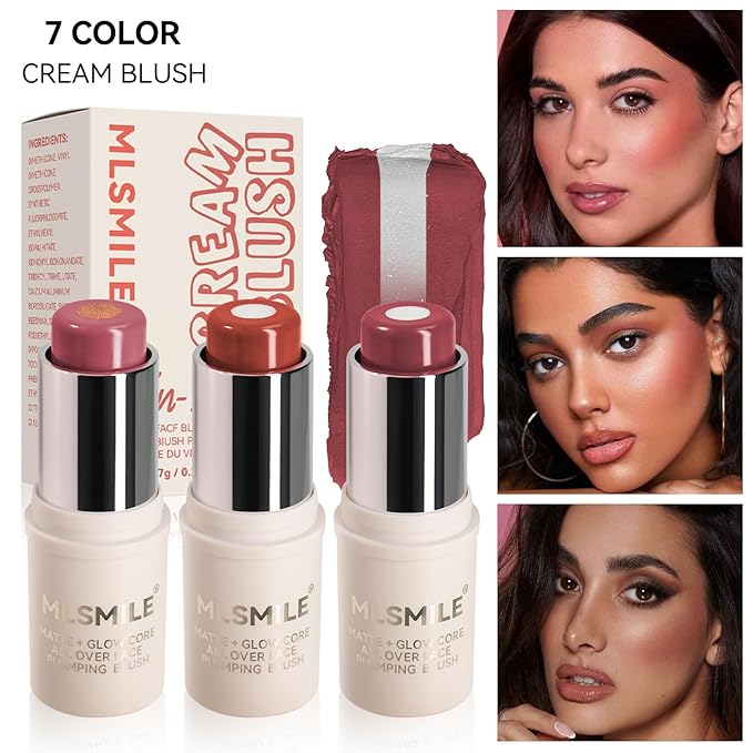 Cream Blush, Jelly Blush, Beauty Blush Makeup Sticks, Stick #07