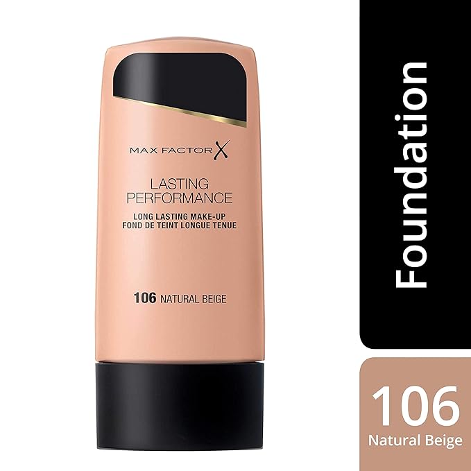 Max Factor, Long Lasting Performance No.106, Natural Beige, Foundation, 1.1 Ounce
