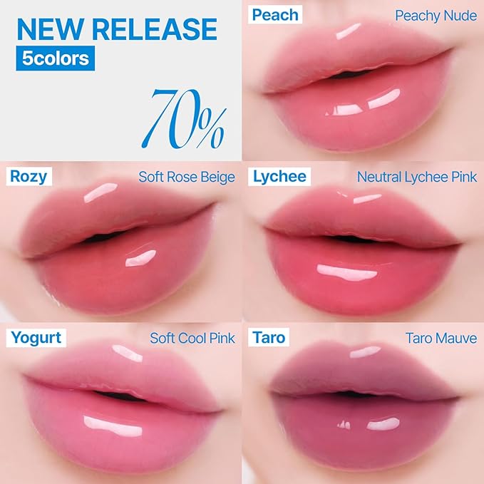 3D Voluming Gloss 30% (Sheer) | Vanilla 30% l High Shine, Non-Sticky Lip Gloss for Makeup | Long-Lasting, Moisturizing Gel Formula | 30%, 70% Pigment Options | 5.3g