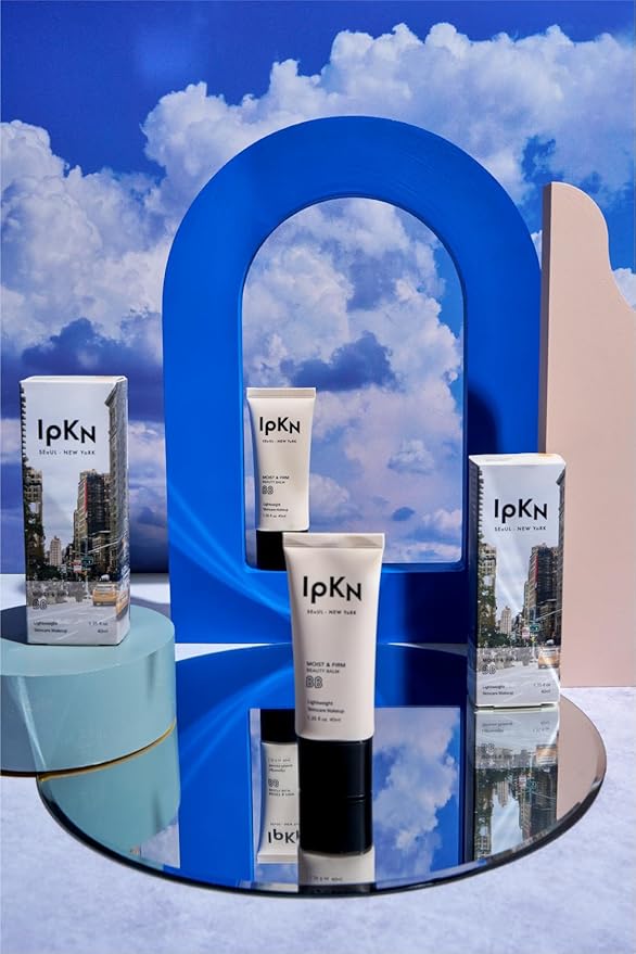 IPKN Moist & Firm BB Cream - Ultra-Hydrating Daily BB Cream with or without SPF40 - Lightweight, Non-Greasy Face Base with Antioxidants for Smooth, Radiant Skin