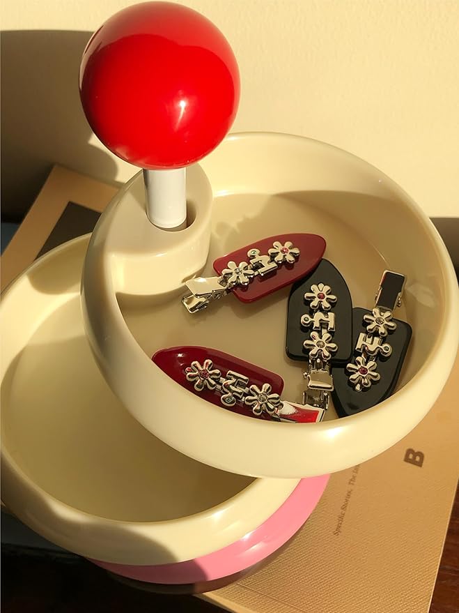 Tagi. Metal Floret Hair Clips, 2 Pack Hair Pins for Thick Hair Styling Accessories (Chocolates)