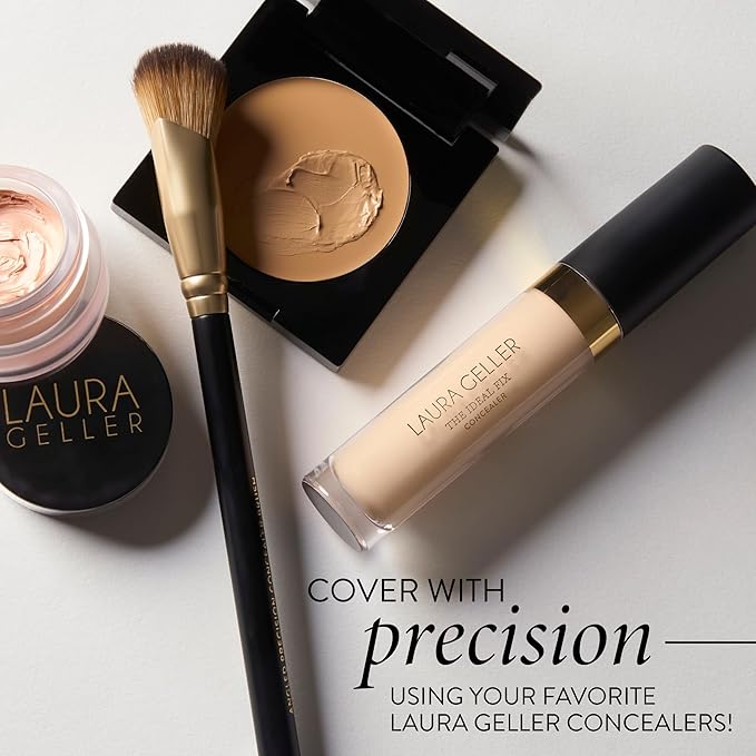 LAURA GELLER NEW YORK Angled Precision Concealer Brush - Professional Makeup Brush