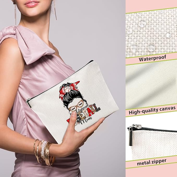 Baseball Gifts Mom Gifts, Baseball Stuff Makeup Bag, Mama Gifts for Mom Women Baseball Team Player Mam, Baseball Mom Cosmetic Bag, Baseball Coach Gifts Toiletry Bag Christmas Birthday Gifts