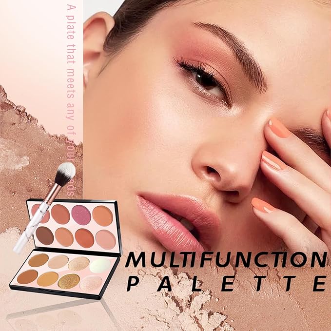16 Colors Blush Contour Highlighter Makeup Palette with Blushes Set