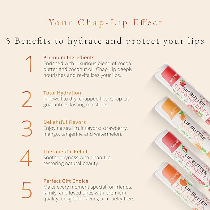 CHAP-LIP Original Lip Balm Hydrating Bulk Gift