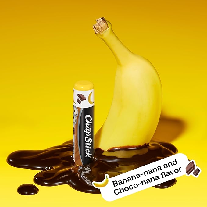 ChapStick Lip Balm, Minions Banana Variety Packs (6 Sticks), Party Favors for Kids, 0.15 Oz Ea