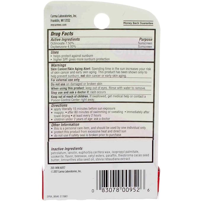 Carmex Click-Stick Moisturizing Lip Balm SPF oz